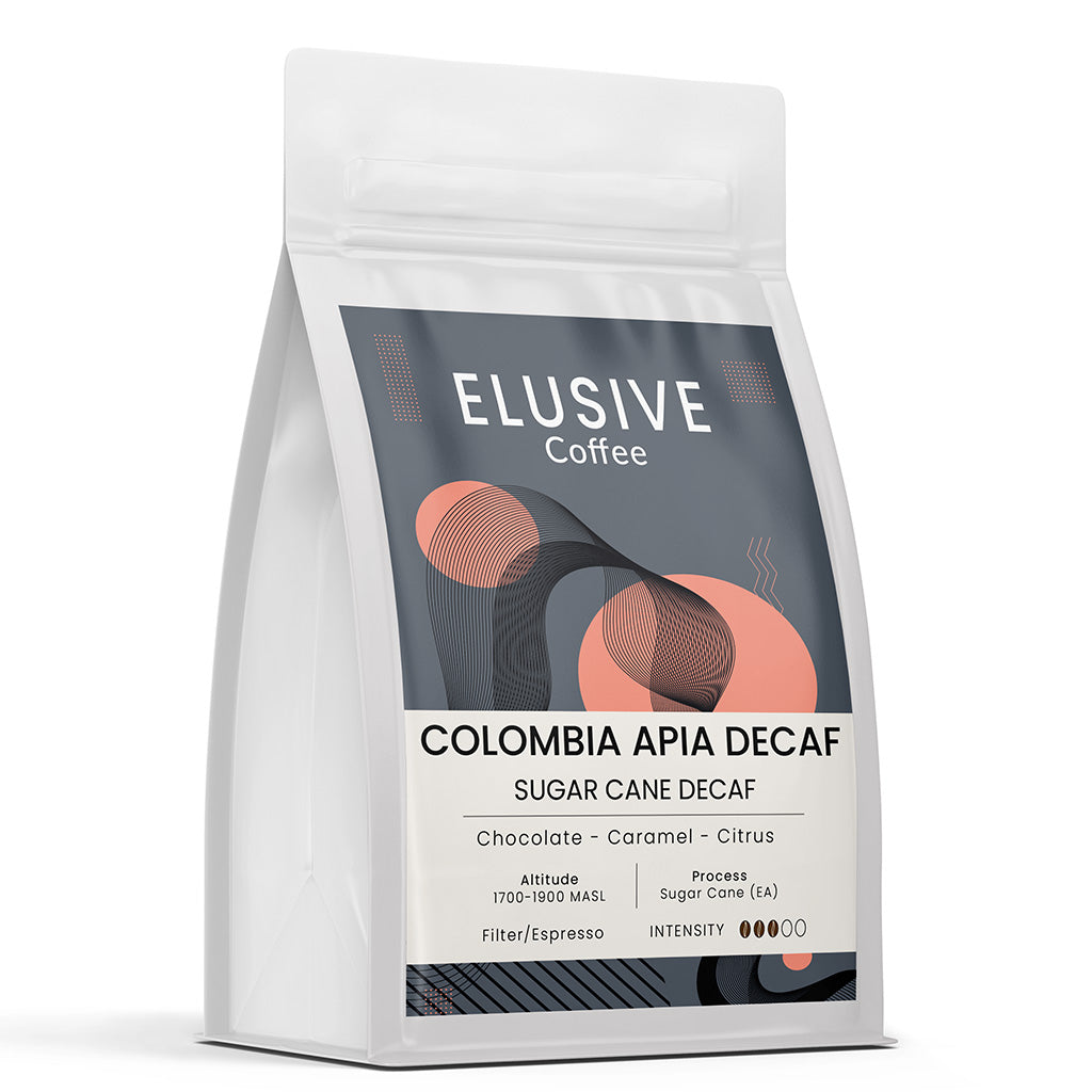 Apia Decaf - Single Origin Colombian Coffee - Sugar Cane Decaf — Elusive Coffee, Adelaide specialty roaster