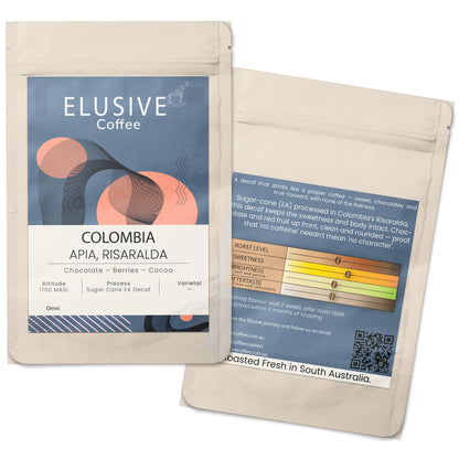 Apia Decaf - Single Origin Colombian Coffee - Sugar Cane Decaf